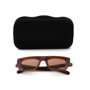 GUCCI Brown 51mm Rectangle Core Sunglasses